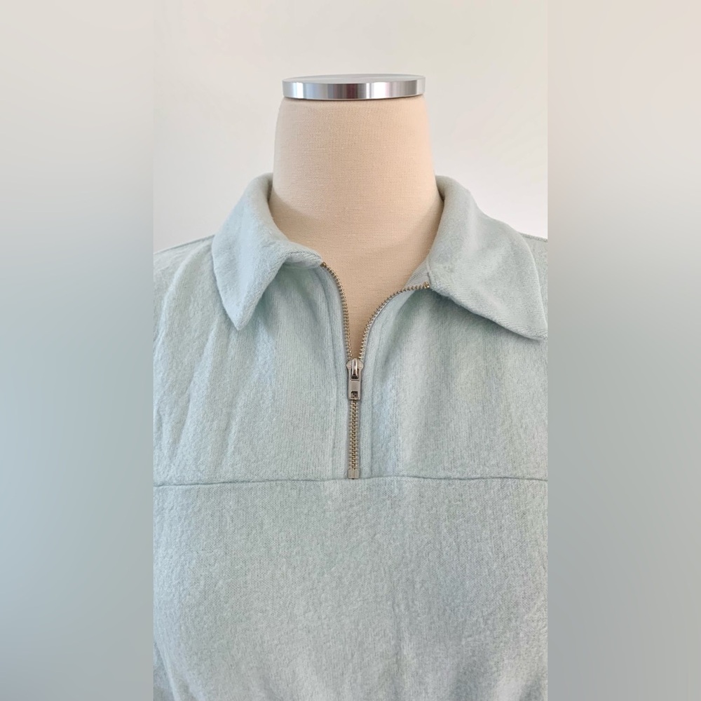 Fleece Quarter Zip Pull Over Sweatshirt - Picture 4 of 7